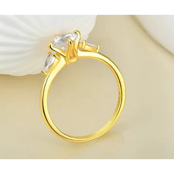 Anillo de Compromiso Chapa Oro 18K