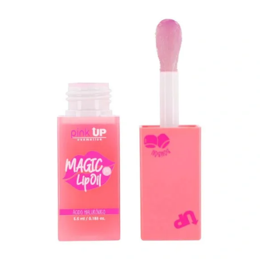 Brillo labial Pink Up Magic lip oil color Bombón