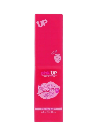 Lip Oil Pink Up Brillo Labial Magico Brillante Color Fresa